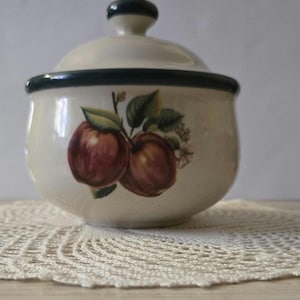 Vintage Apple Sugar Bowl by Casuals