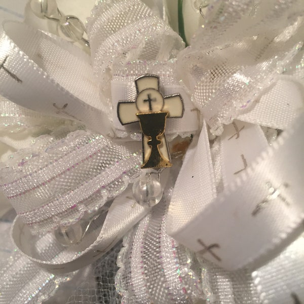 First Holy Communion Silk Wrist Corsage/First Holy Communion