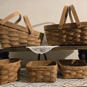 Longaberger 1985 Woven Baskets-Choice