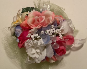 Prom Wrist Corsage, Pink Wrist Corsage, Baby Shower Wrist Corsage