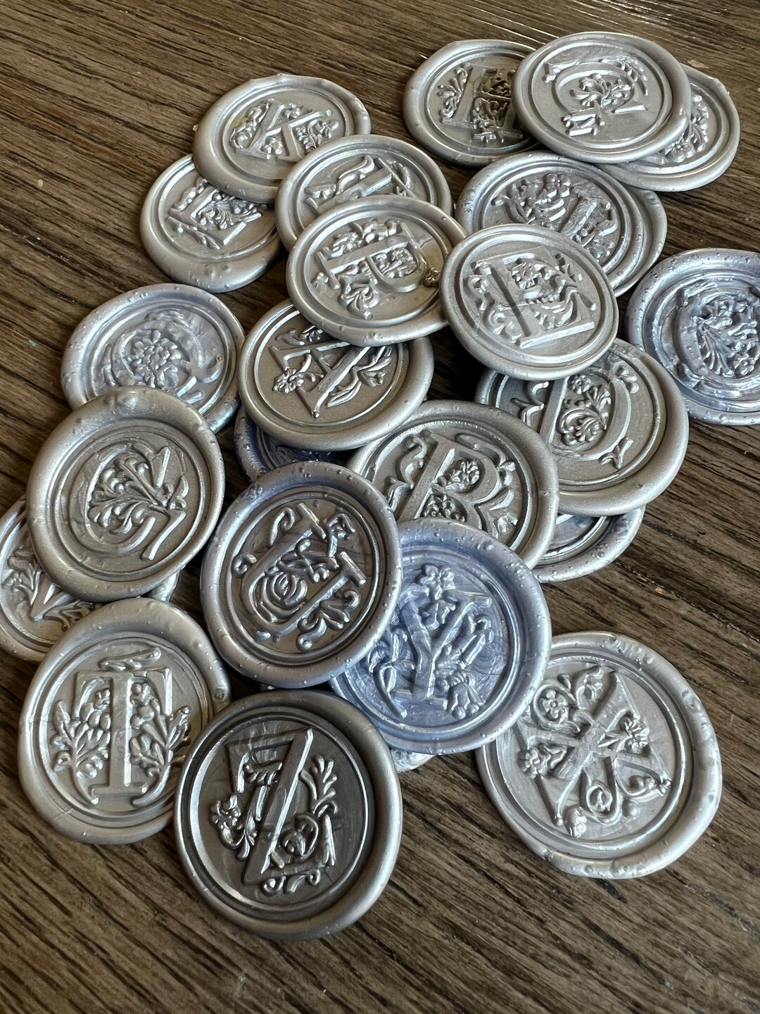 Letter Adhesive Wax Seals, Initial Wax Seals, Alphabet Wax Seals