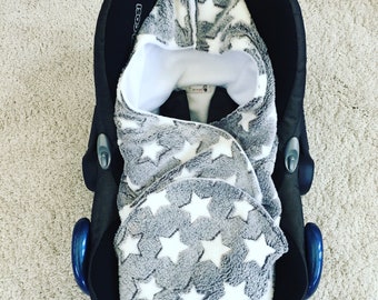 pink car seat blanket