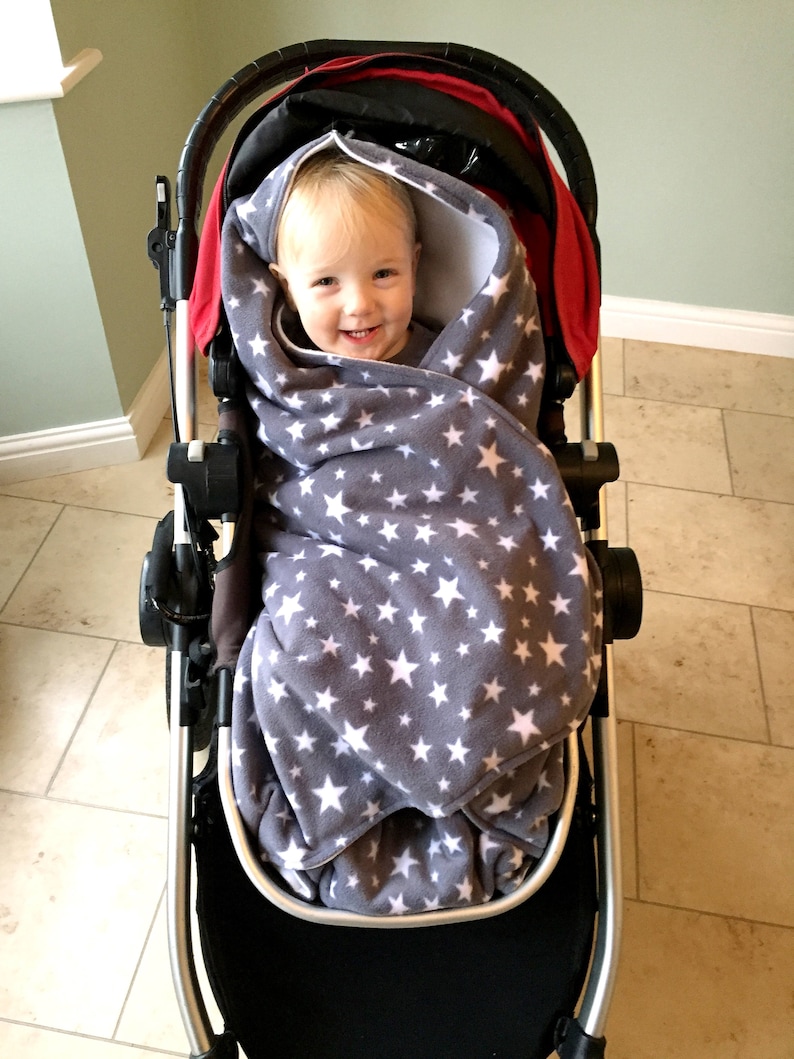 Universal Navy Baby Car Seat Blanket Hooded Baby Car Seat Etsy