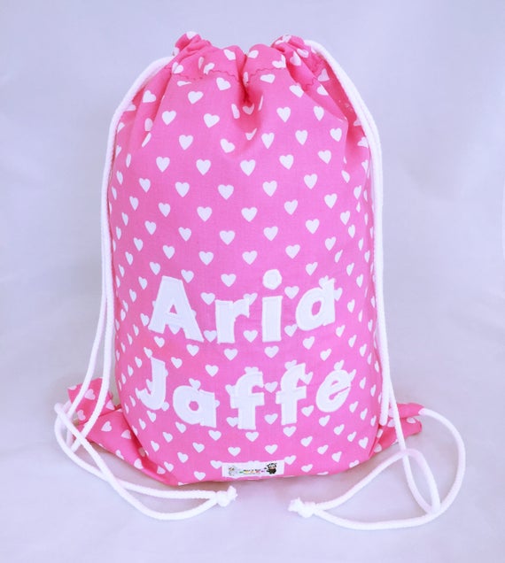 Personalised Transport Cars Kids PE Swimming School Children/'s Drawstring Bag
