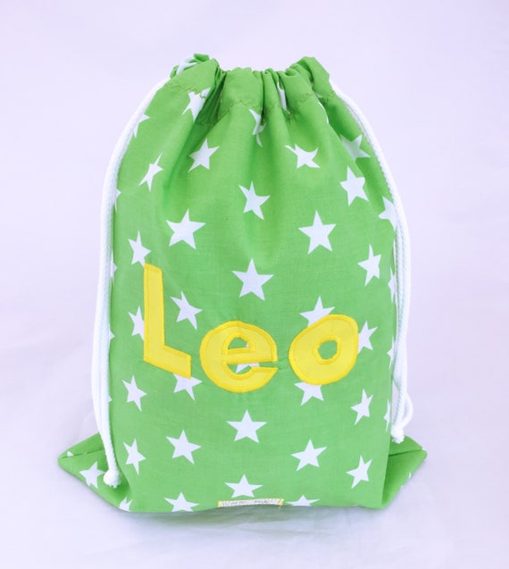 Personalised Football Camo PE Kit School Boys Gym Kids Backpack Drawstring Bag