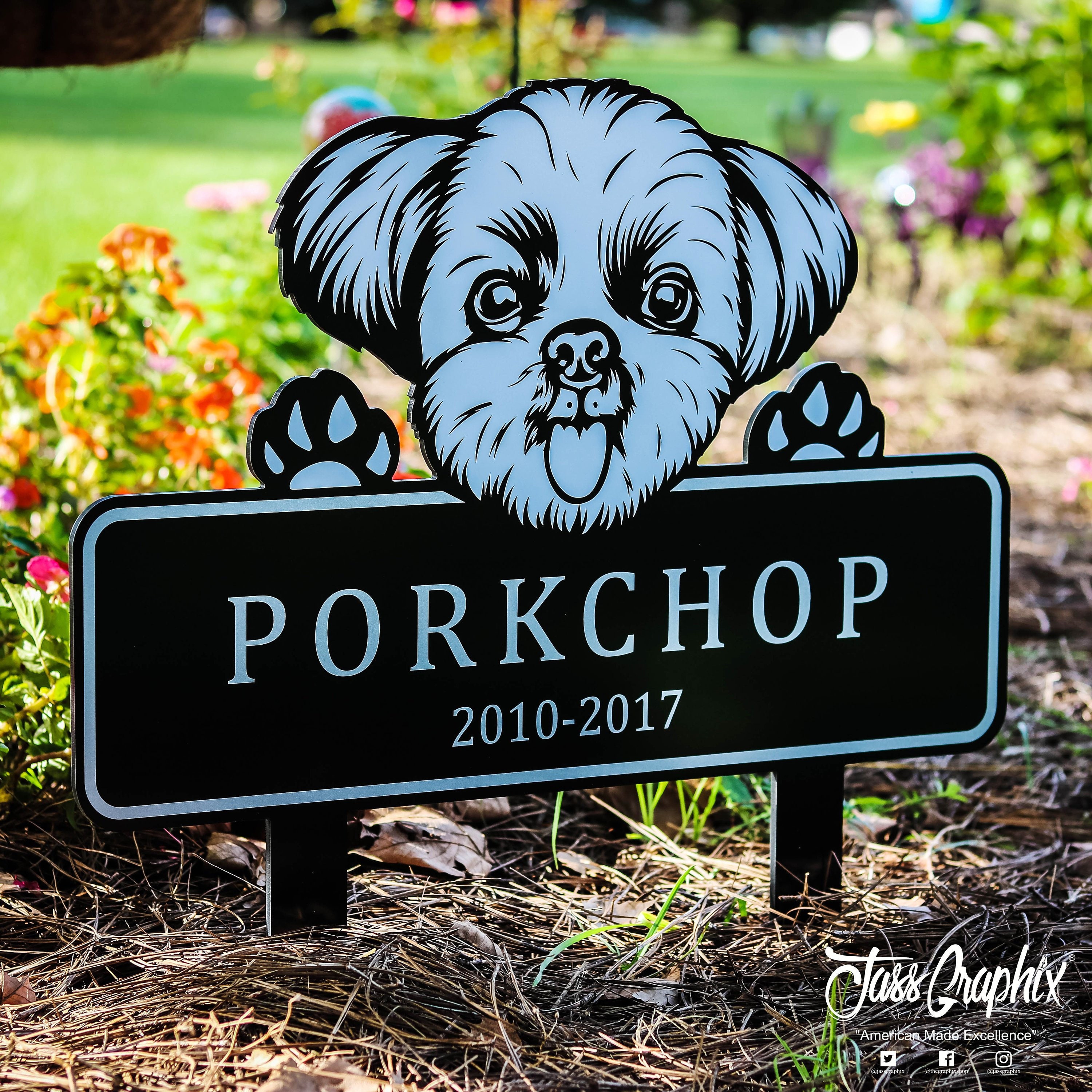 Personalized Dog Memorial Sign Pet Grave Marker Yard Sign Etsy