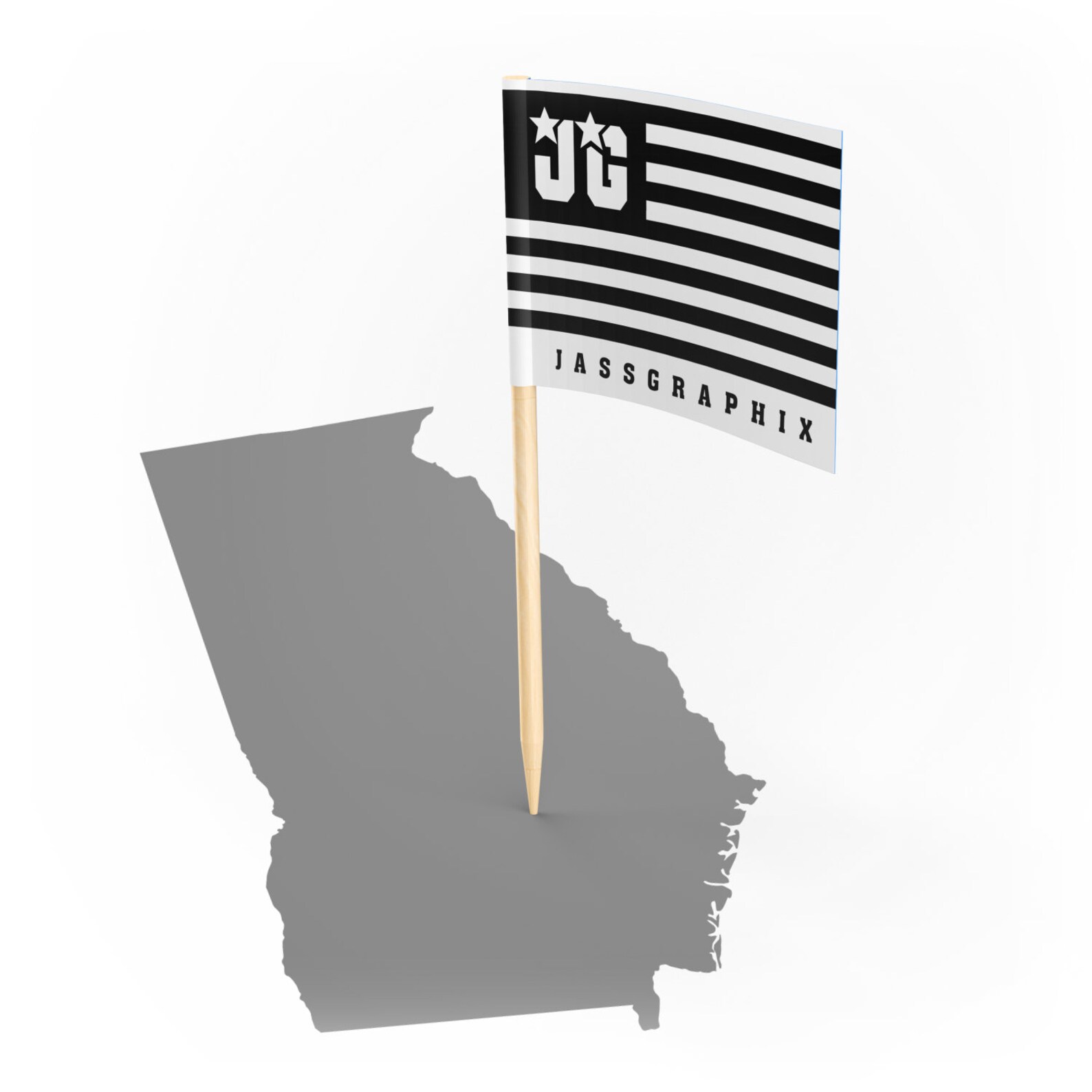 Chrome American Flag License Plate Matte Black on 1/8 Etsy