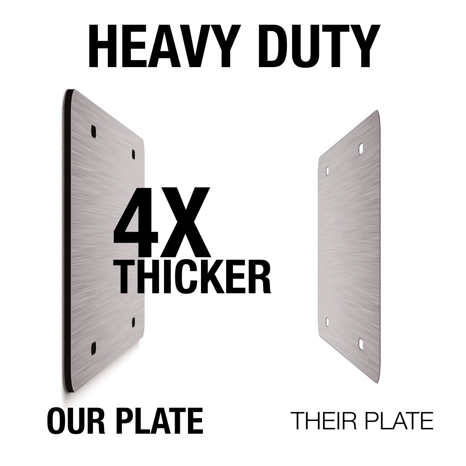 Chrome American Flag License Plate Matte Black on 1/8 Etsy