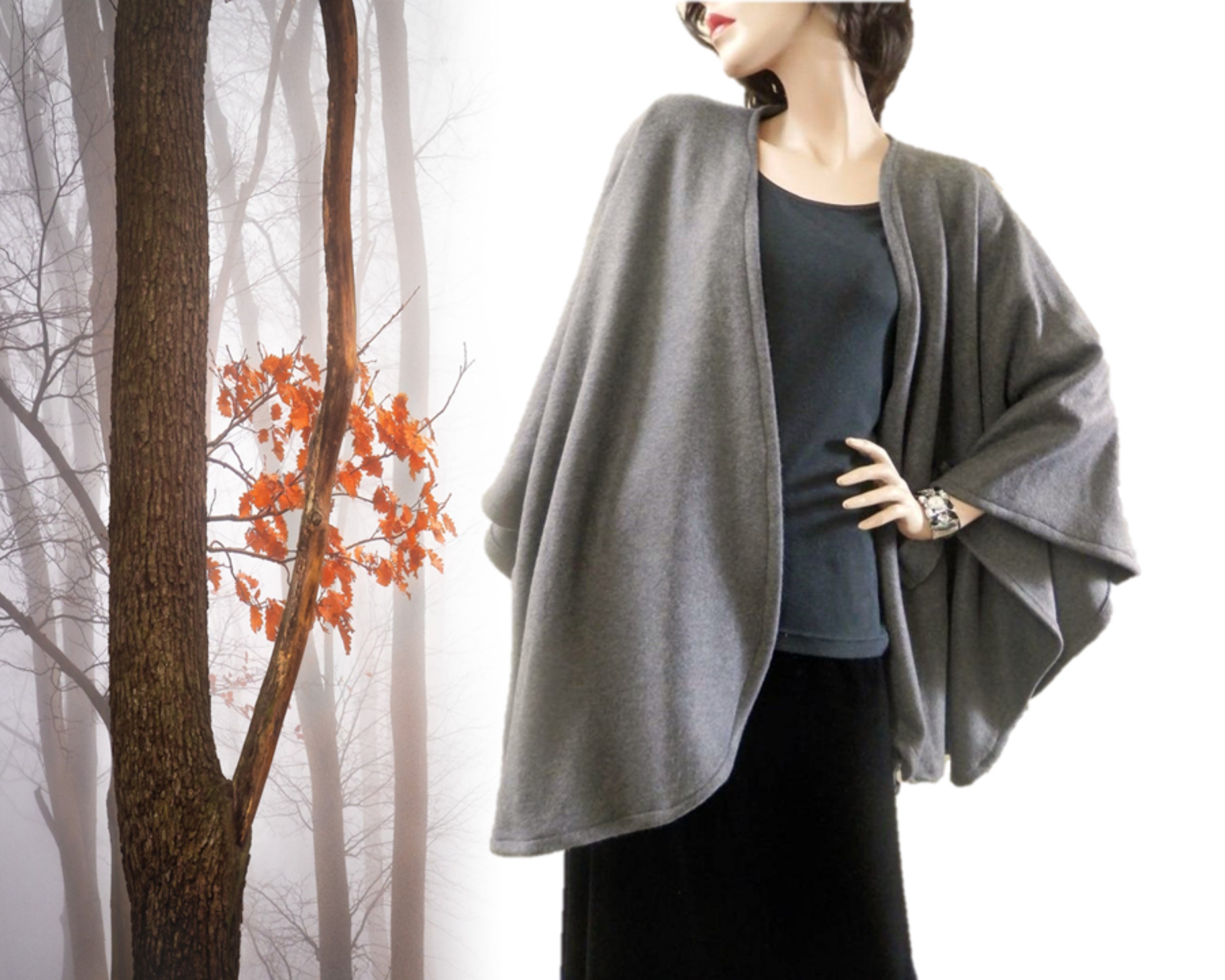 plus size ruana wraps