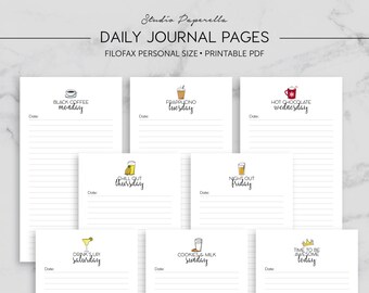 monthly habit tracker printable instant download pdf etsy