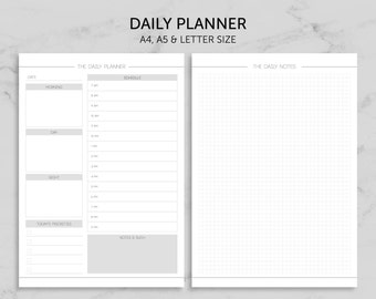 printable daily journal pages filofax personal size monday