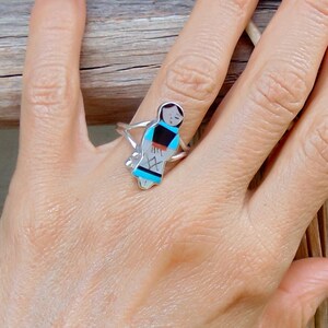 Native American Zuni Maiden Vintage Ring Size 6.75 Teresa