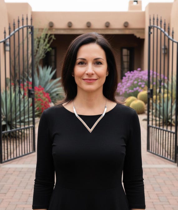 Vintage Navajo Silver Necklace: Native American 12KGF Choker Collar