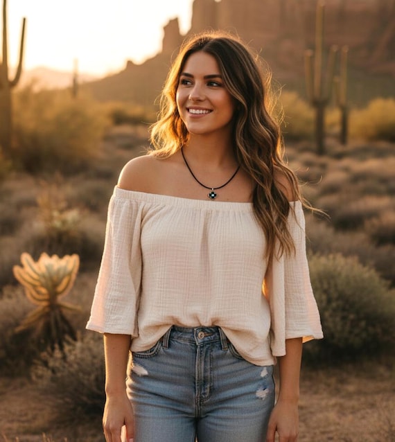 Vintage Zuni Flower Pendant: Native American Jet Turquoise Sterling Silver Pendant