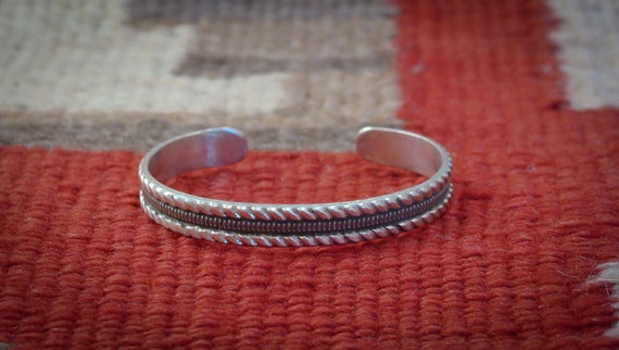Baby Bracelet: Navajo Sterling Silver Infant Toddler Bracelet