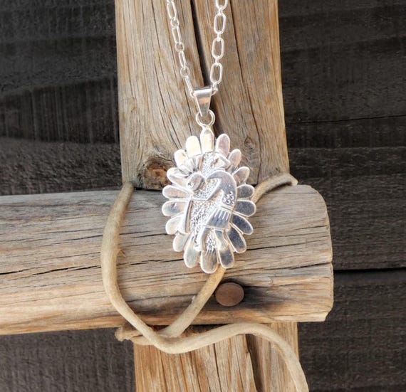 Native American Navajo Sterling Silver Kokopelli Pendant, Flute Player Pendant, Flute Player Gift, Handmade Gifts