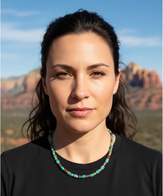 Navajo Turquoise Bead Necklace 1 Strand Multi Stone Vintage Choker