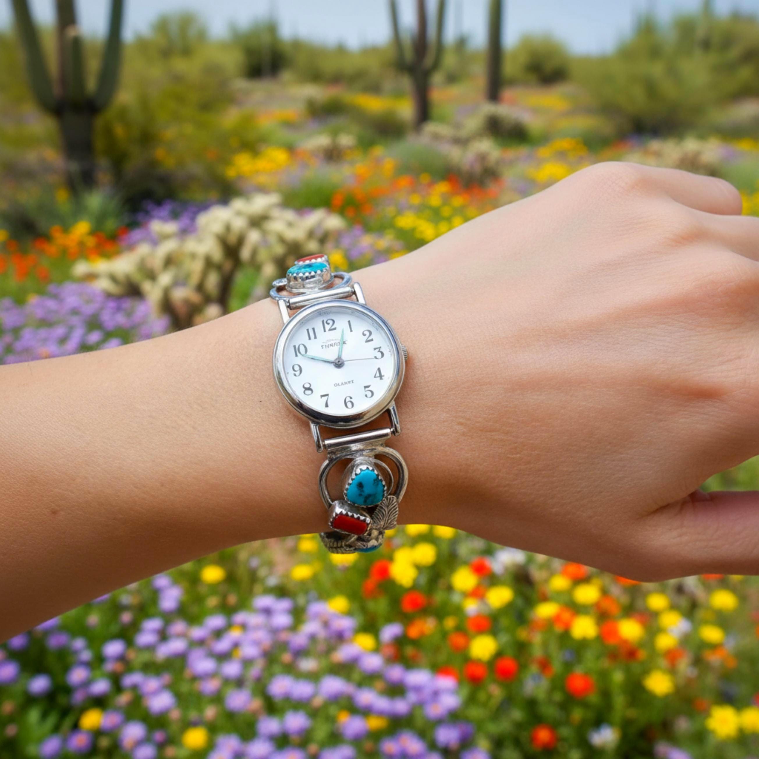 M597 vintage 70s ナバホ族 Alfred Joe ウォッチバンド Navajo Watch Bands - Etsy