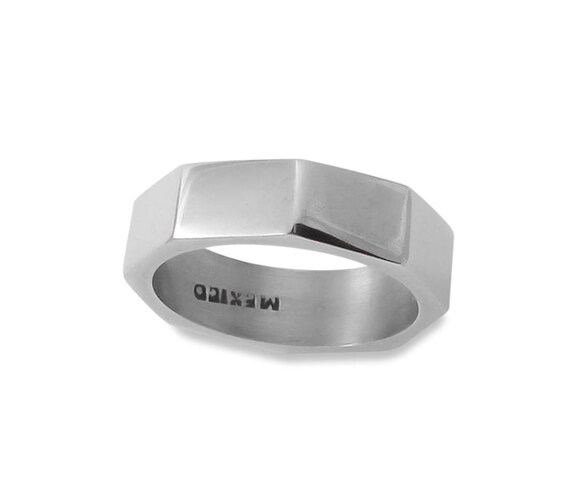 Native American Vintage Navajo Silver Band Ring Size 7 Etsy