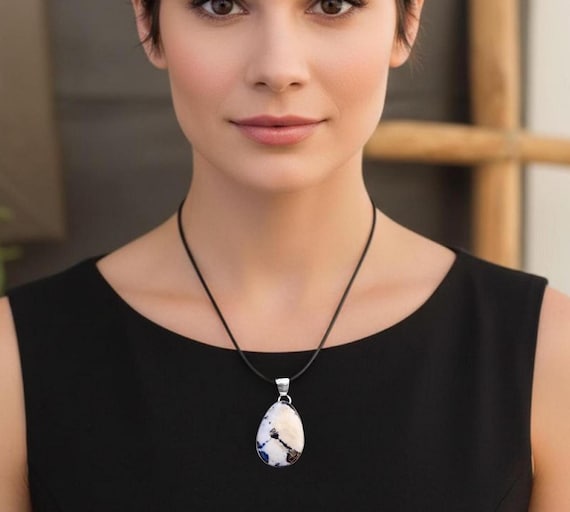 Navajo White Buffalo Pendant: Large Native American Sterling Silver Necklace For Women