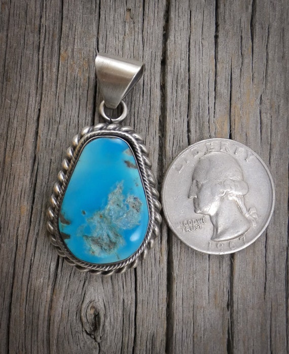 Navajo Handmade Sterling Silver Pendant 