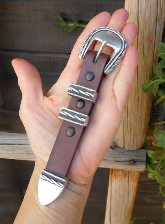 Silver Navajo Belt Buckle For Men, Rare Native American Ranger Buckle Set, Authentic Silver Navajo Belt Buckle For Men