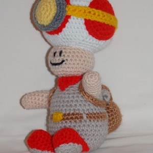 Captain Toad haakpatroon uit Super Mario Bros Videogame