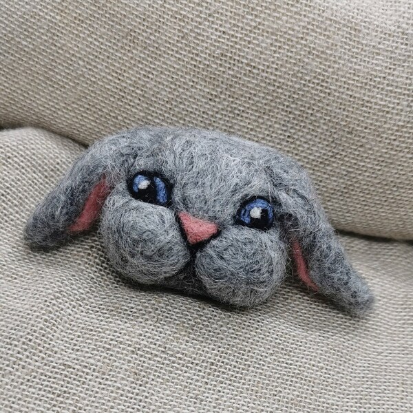 Needle Felted Brooch Etsy UK