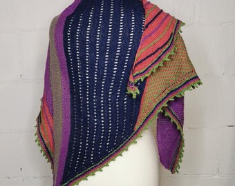 Lockdown Schal - Strickanleitung