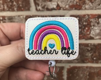 Teacher badge reel, student teacher badge reel, back to school badge reel, educator badge reel, teacher life badge reel, teacher gift