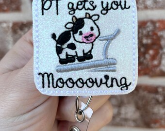 Physical Therapy badge reel, pt badge reel, cute pt badge reel, physical therapy assistant badge reel