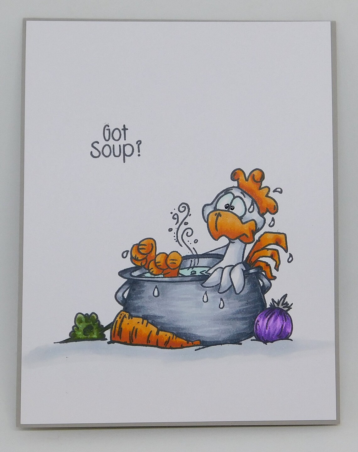 Get Well Card. Chicken Soup Get Well Card. Etsy