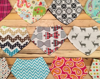 Flannel Drool Bibs
