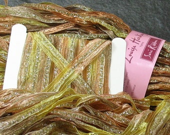 Cinta sari Louisa Harding de 5 yardas, color melocotón 07. Oro metálico, oro rosa. Atrapasueños, álbum de recortes, diario, papel de regalo, etiquetas, borlas.