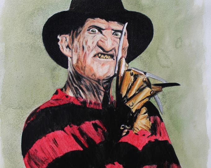 Featured listing image: Nightmare on Elm Street Freddy Krueger Man of My Dreams Art Print