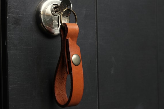 Leather Keychain Leather Keyring Keyholder Belt Loop Key