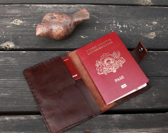 Leather Passport cover ,Passport wallet ,Leather passport holder,Passport holder,Travel Gift ,Travel Passport Holder Explore