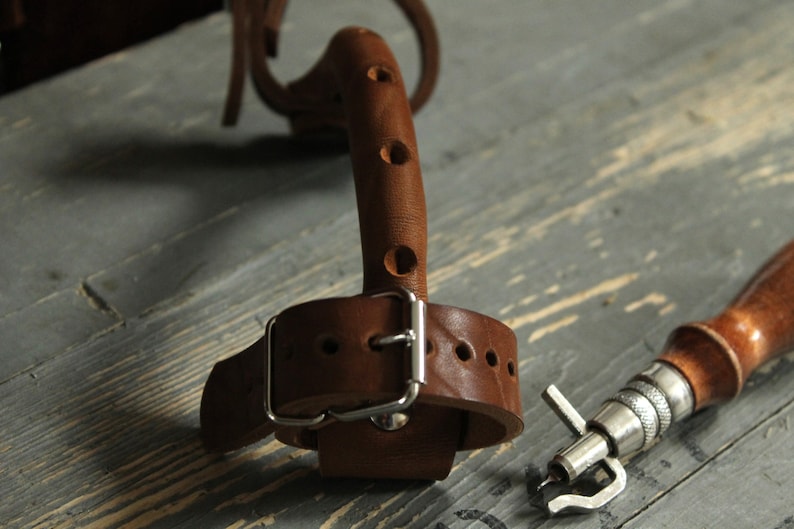 leather bike handles