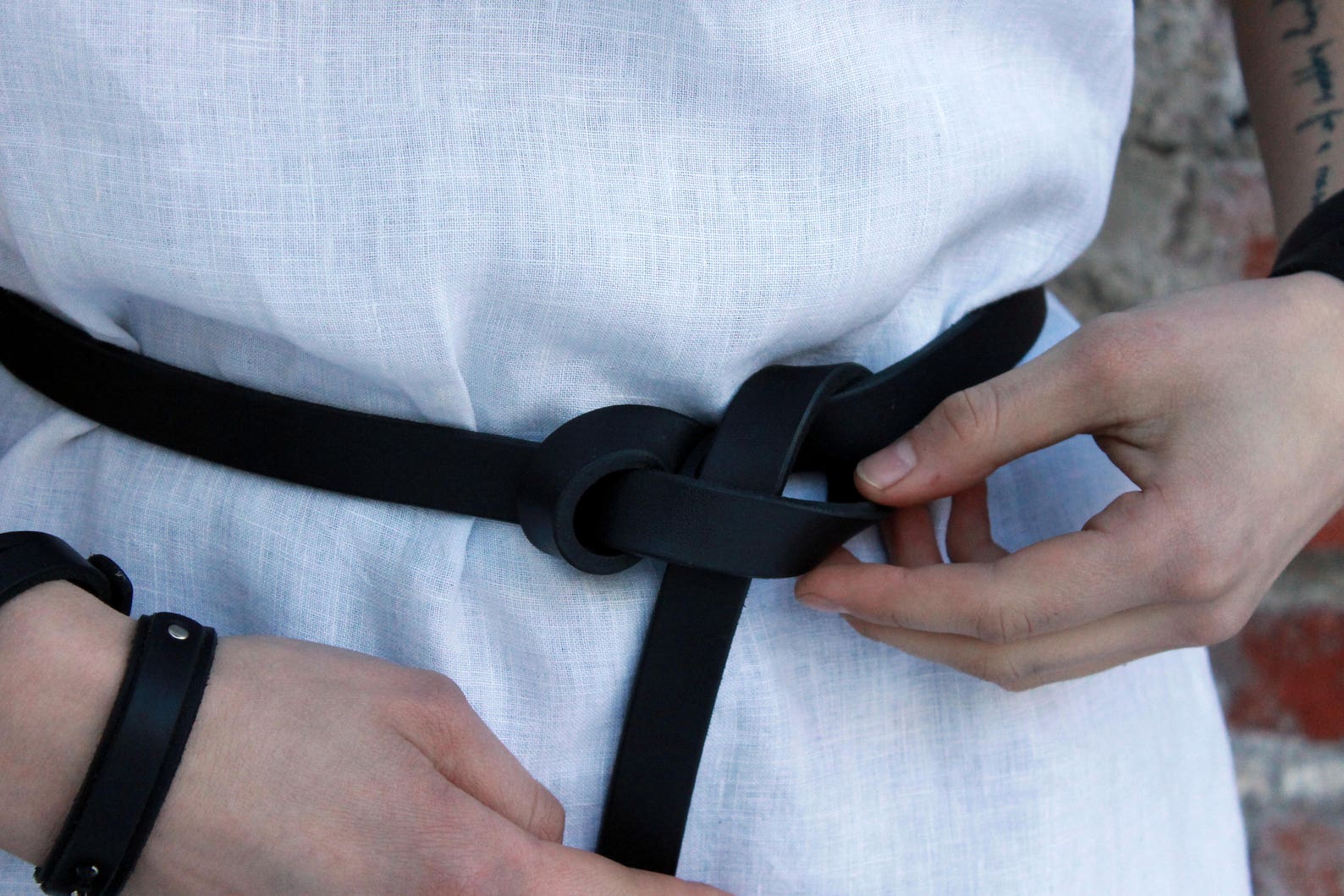 womens tie belt
