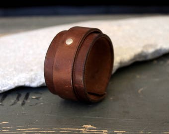 Leather cuff, Wide leather bracelet, wide leather cuff, Leather wristband