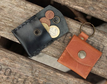 mens coin pouch keychain