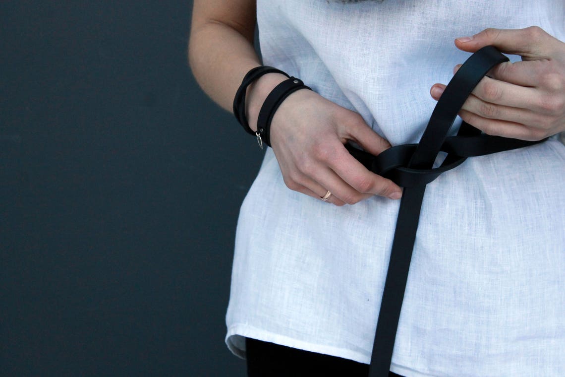 womens tie belt