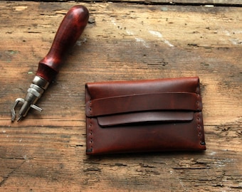 Minimalist Wallet, Small  Wallet, Thin Leather Wallet, Slim Card Holder, Front pocket wallet