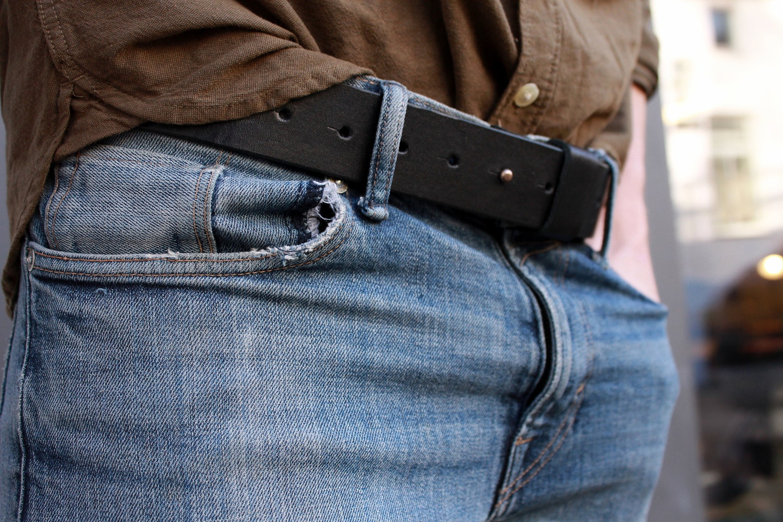 only belt without buckle