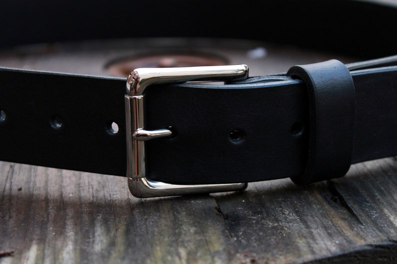 Black Leather Belt Mens Belt Wide Black Belt Gift for Men - Etsy