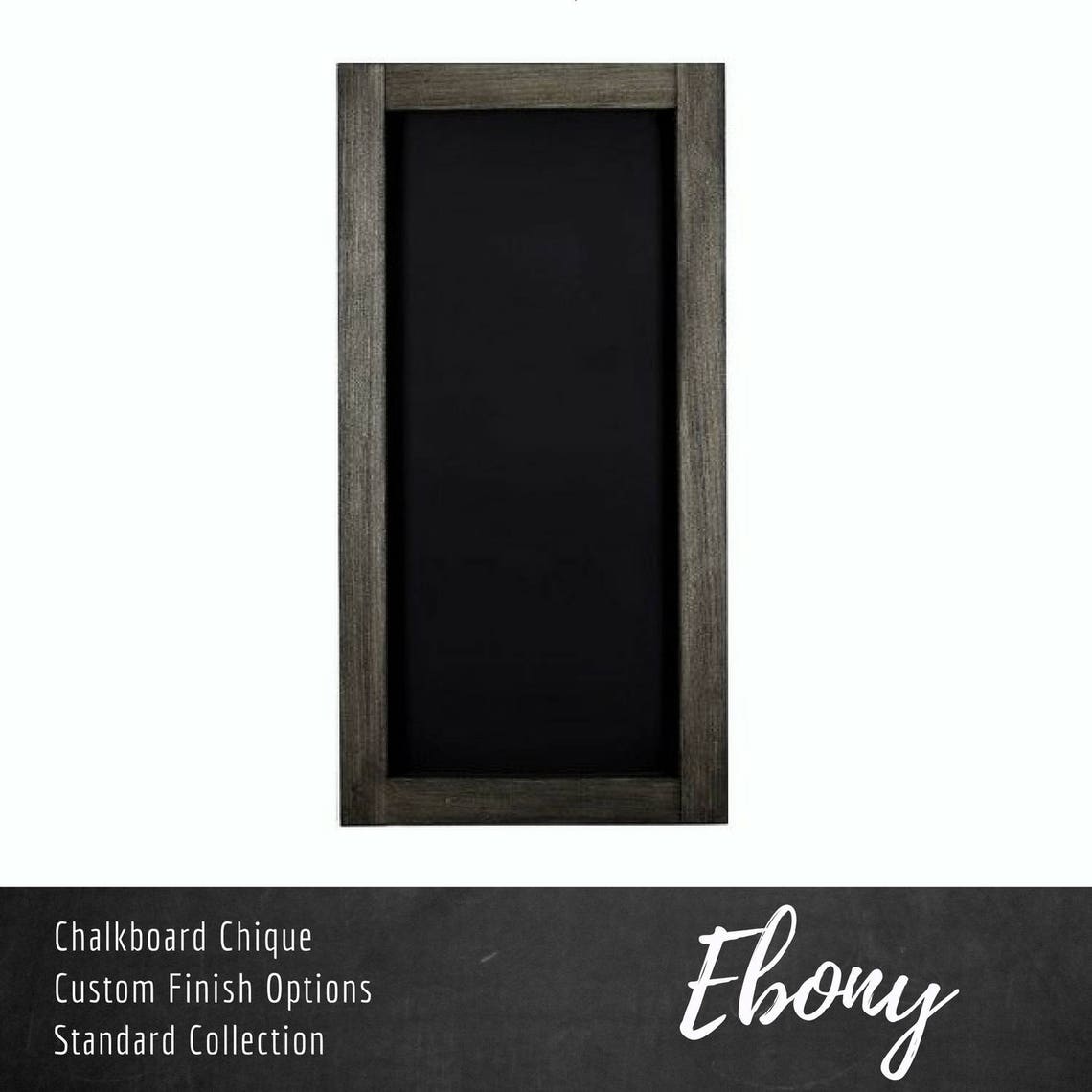 Rectangle Chalkboard 12 x 24 Custom Color Etsy