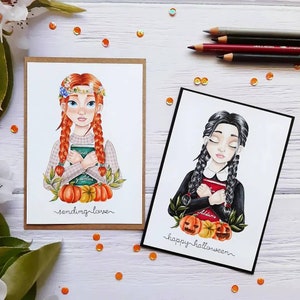 Anne with an e. Digital stamps, digi stamp, digistamp, digital stamp, carding, scrapbooking, cardmaking, green tiles, green gables