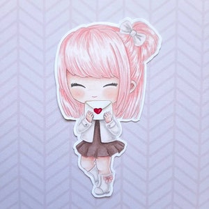 PNG Chibi Carta. Pack Sello digital, digi stamp, digistamp, digital stamp, tarjetería, scrapbooking, cardmaking, love, san valentin, amor