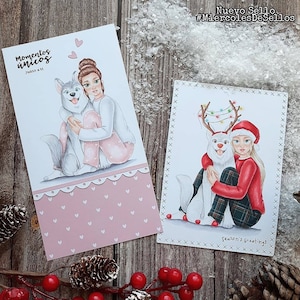 Susan. Sellos digitales, digi stamp, digistamp, digital stamp, tarjetería, scrapbooking, cardmaking, manualidades, xmas, Navidad, perro, dog