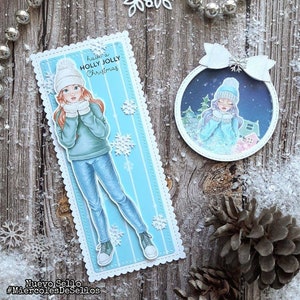 Martina. Timbres numériques, digi stamp, timbre numérique, cartes, scrapbooking, carderie, artisanat, noël, noël